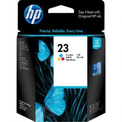 HP 23 Cartucho de tinta - Paquete de 1 Amarillo, cián, magenta