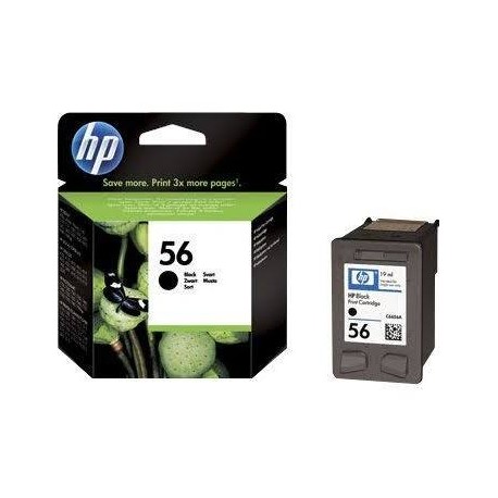 HP 56 56 Cartucho de tinta - Paquete de 1 Negro