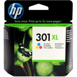 HP 301XL Cartucho de tinta , Color (cian, magenta, amarillo)