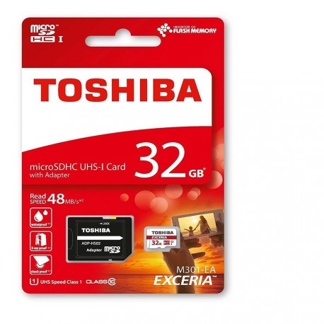 MICRO SD TOSHIBA 32GB  CLASE 10