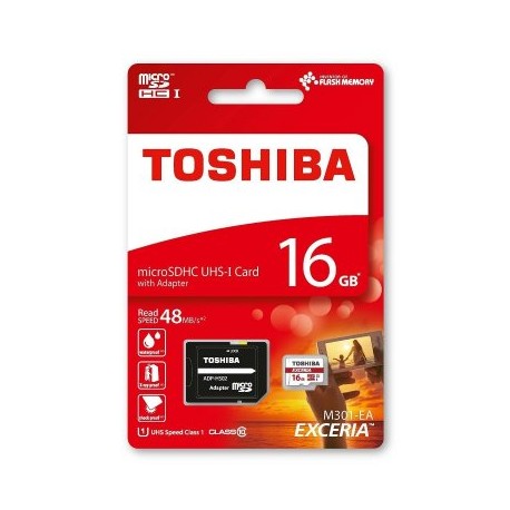 MICRO SD TOSHIBA 16GB CLASE 10