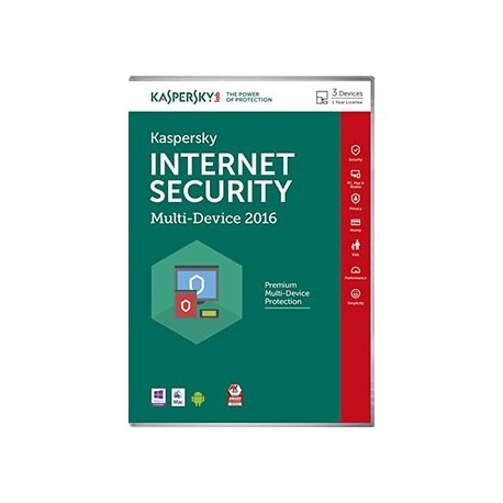 KASPERSKY 2016 INTERNET SEKURITY 3 PCS